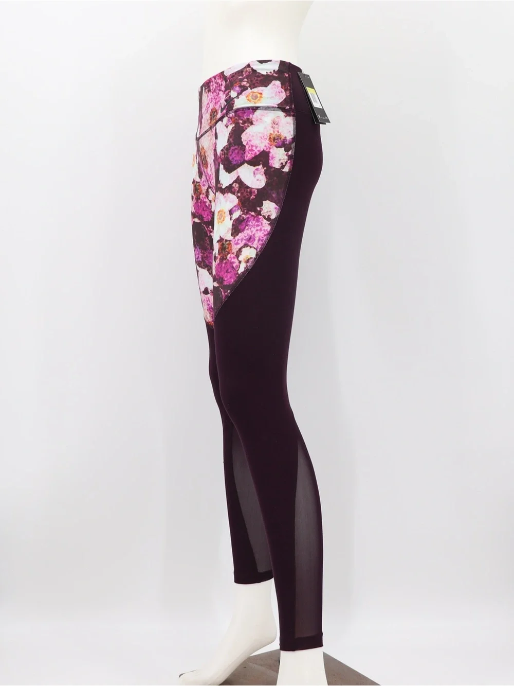 New Nike Power Legend Women’s Small DRI-FIT Training Leggings Active Floral Mesh